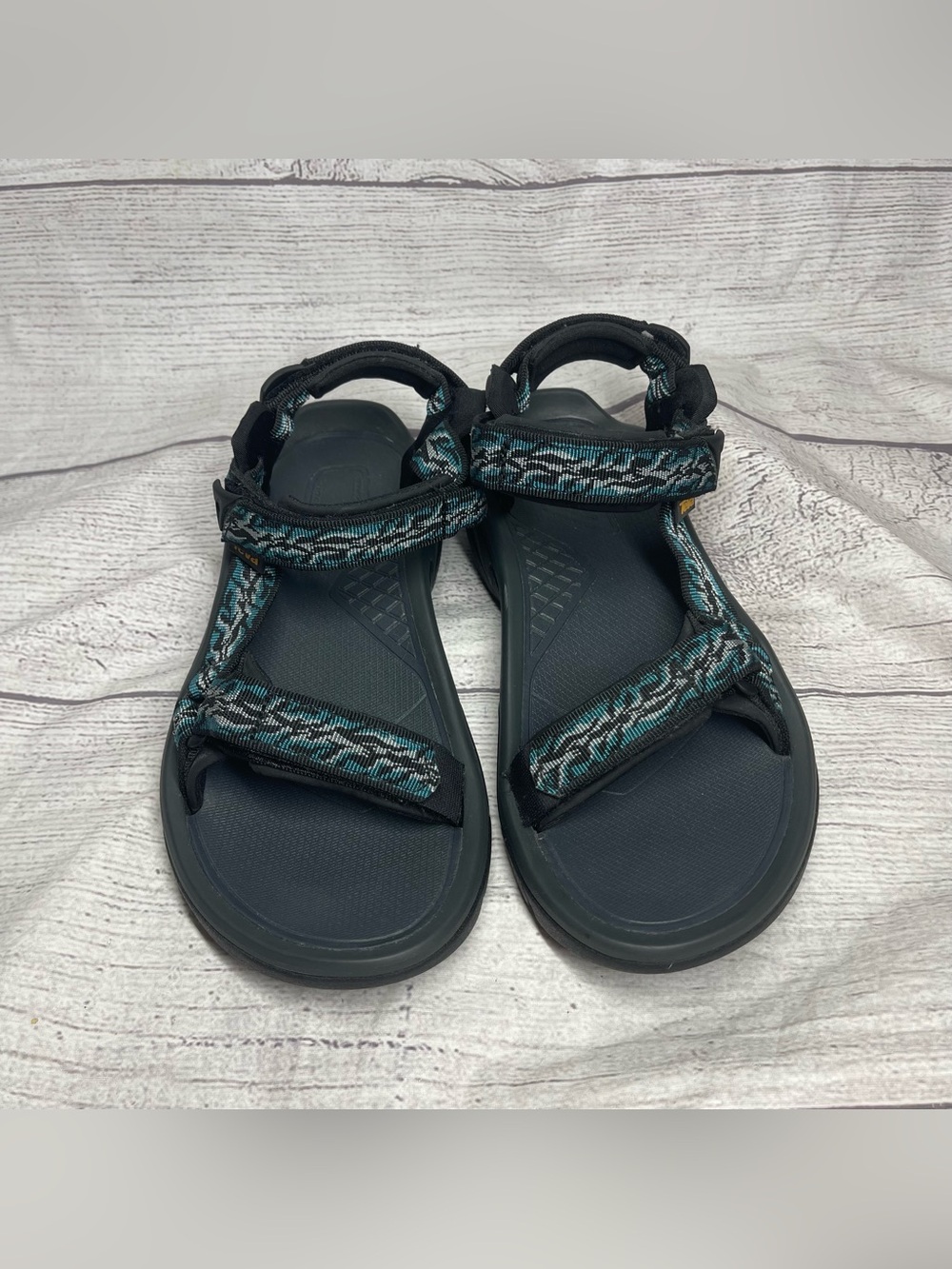 Teva Women’s 9 Terra Fi 5 Universal Manzanita Deep Lake Sandals - Picture 2 of 6